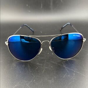 Tommy Hilfiger Blue Aviator Sunglasses